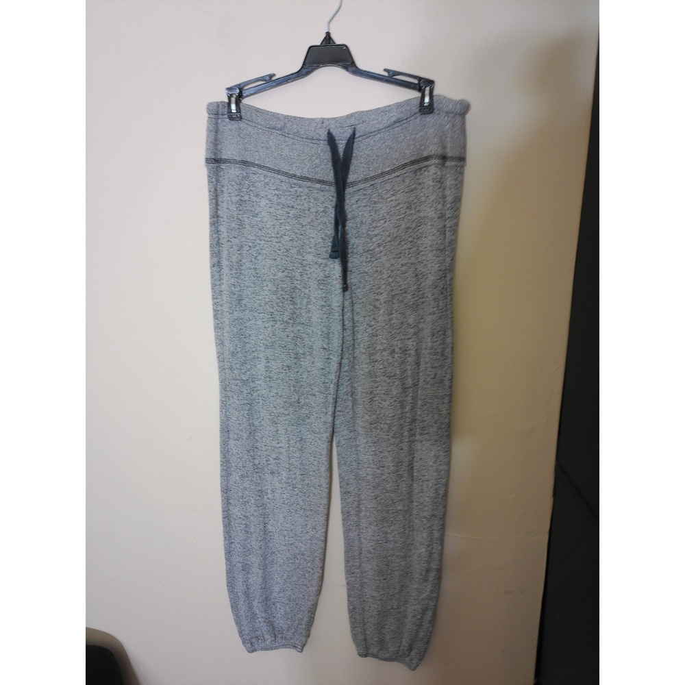Derek Heart Jogger Sweatpants Women Medium Grey Marl Soft Knit Athleisure Casual